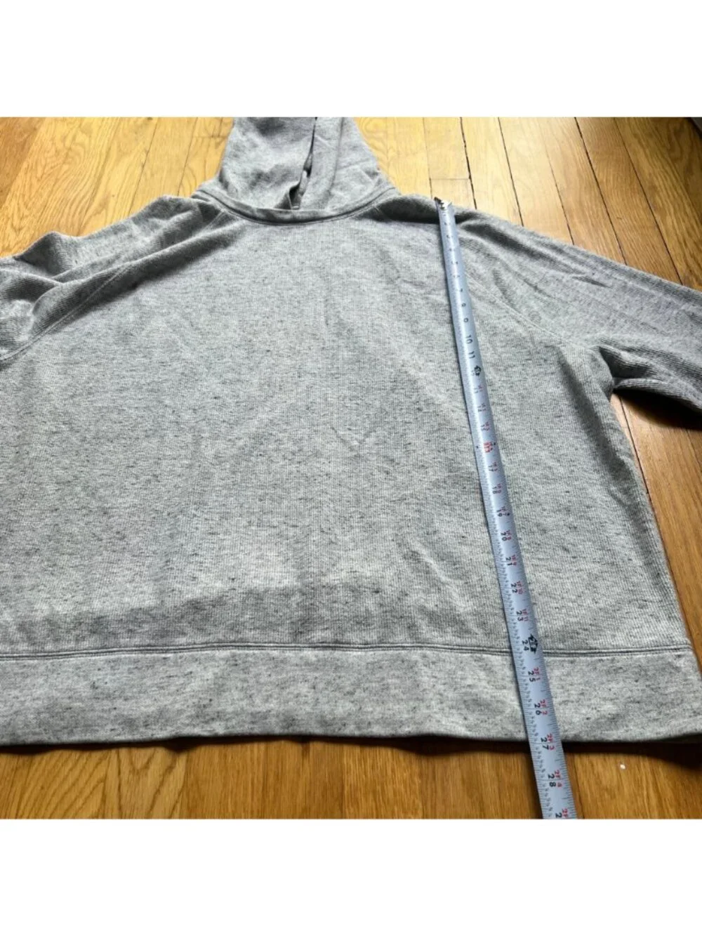 Banana Republic Mens Size XXL Gray Hooded Long Sleeve Pullover Hoodie Sweatshirt